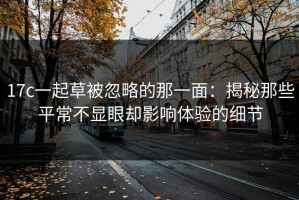 17c一起草被忽略的那一面：揭秘那些平常不显眼却影响体验的细节